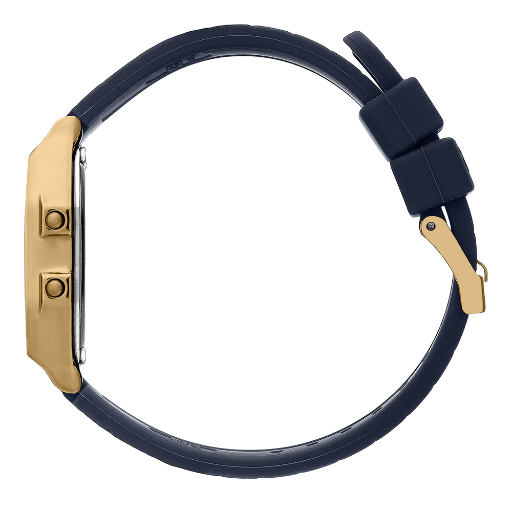  Shop Authentic Guess Fuel Chronograph Blue Dial Blue Rubber Strap Watch for Men - W0802G2 - Luxxuri