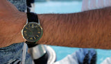  Shop Authentic Emporio Armani Renato Quartz Grey Dial Black Leather Strap Watch For Men - AR11049 - Luxxuri