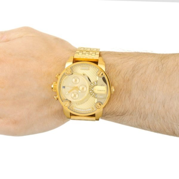  Shop Authentic Diesel Big Daddy Analog Gold Dial Gold Stainless Steel Watch For Men - DZ7287 - Luxxuri