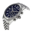  Shop Authentic Michael Kors Lexington Chronograph Blue Dial Silver Steel Strap Watch for Men - MK8280 - Luxxuri