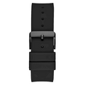 Guess Zeus Multifunction Crystals Black Dial Black Silicone Strap Watch For Men - GW0208G5
