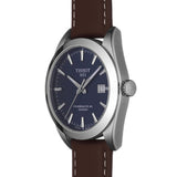  Shop Authentic Tissot Gentleman Powermatic 80 Silicium Blue Dial Brown Leather Strap Watch For Men - T127.407.16.041.00 - Luxxuri