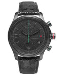  Shop Authentic Gucci G Timeless Quartz Chronograph Black Dial Black Leather Strap Watch For Men - YA126244 - Luxxuri