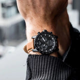  Shop Authentic Tissot Supersport Chrono Black Dial Brown Leather Strap Watch for Men - T125.617.36.051.01 - Luxxuri