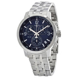  Shop Authentic Tissot PRC 200 Chronograph Quartz Blue Dial Silver Steel Strap Watch For Men - T114.417.11.047.00 - Luxxuri