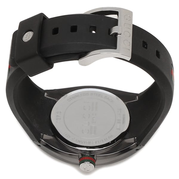  Shop Authentic Gucci Sync Quartz Black Dial Black Rubber Strap Watch For Men - YA137301 - Luxxuri