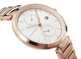  Shop Authentic Tommy Hilfiger Angela Quartz White Dial Rose Gold Steel Strap Watch for Women - 1782124 - Luxxuri