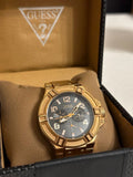  Shop Authentic Guess Rigor Multi Function Black Dial Rose Gold Steel Strap Watch For Men - W0218G3 - Luxxuri