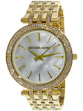  Shop Authentic Michael Kors Darci Mother of Pearl Dial Gold Steel Strap Watch for Women - MK3219 - Luxxuri