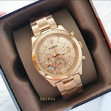  Shop Authentic Fossil Boyfriend Gold Dial Gold Steel Strap Watch for Women - ES3884 - Luxxuri