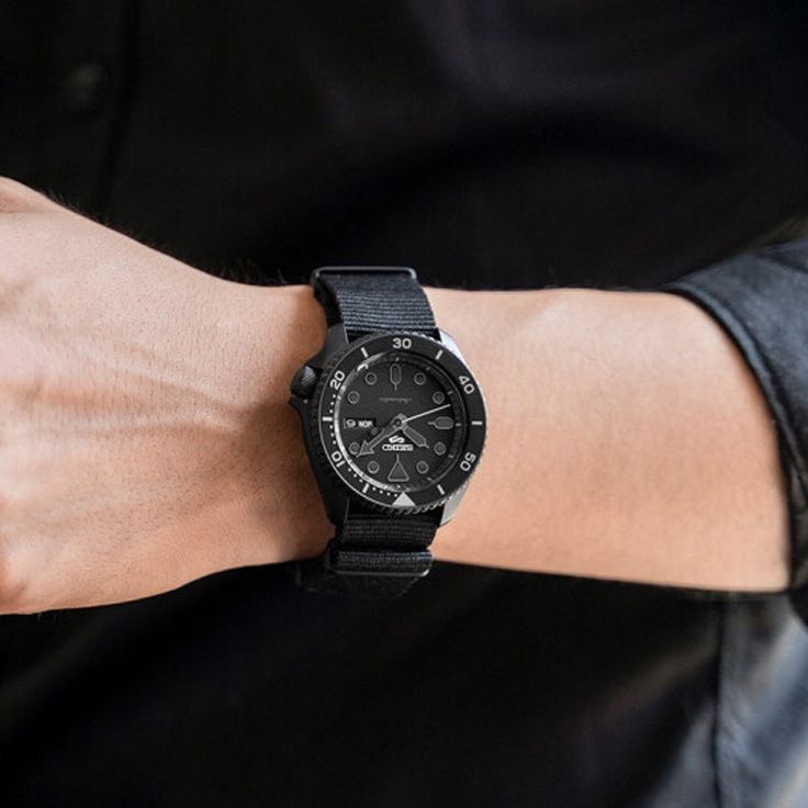  Shop Authentic Seiko 5 Sports Automatic Black Dial Black NATO Strap Watch For Men - SRPD79K1 - Luxxuri