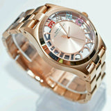  Shop Authentic Marc Jacobs Henry Skeleton Rose Gold Dial Rose Gold Steel Strap Watch for Women - MBM3264 - Luxxuri