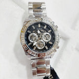  Shop Authentic Guess Trophy Chronograph Diamonds Black Dial Silver Steel Strap Watch for Men - GW0390G1 - Luxxuri