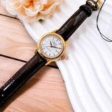  Shop Authentic Tissot Carson Automatic White Dial Brown Leather Strap Watch For Women - T085.207.36.011.00 - Luxxuri