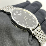  Shop Authentic Tissot T Classic Everytime Quartz Black Dial Silver Steel Strap Watch for Men - T109.410.11.072.00 - Luxxuri
