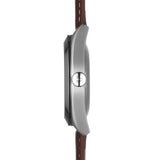  Shop Authentic Tissot Gentleman Powermatic 80 Silicium Silver Dial Brown Leather Strap Watch For Men - T127.407.16.031.01 - Luxxuri