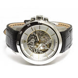  Shop Authentic Maserati Ingegno Automatic Black Skeleton Dial Black Leather Strap Watch For Men - R8821119002 - Luxxuri
