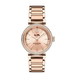 Coach Sports Rose Gold Dial Rose Gold Steel Strap Watch for Women - 14502200