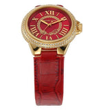  Shop Authentic Michael Kors Camille Three-Hand Red Dial Red Leather Strap Watch for Women - MK4750 - Luxxuri