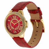  Shop Authentic Michael Kors Camille Three-Hand Red Dial Red Leather Strap Watch for Women - MK4750 - Luxxuri