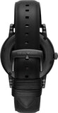  Shop Authentic Emporio Armani Luigi Automatic Skeleton Black Dial Black Leather Strap Watch For Men - AR60012 - Luxxuri