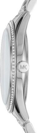  Shop Authentic Michael Kors Lauryn Blue Dial Silver Steel Strap Watch for Women - MK3720 - Luxxuri