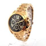  Shop Authentic Michael Kors Bradshaw Chronograph Black Dial Gold Steel Strap Watch For Women - MK6959 - Luxxuri