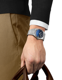  Shop Authentic Tissot Powermatic 80 Automatic Gradient Blue Dial Silver Steel Strap Watch for Men - T137.407.11.051.01 - Luxxuri