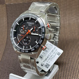  Shop Authentic Tissot T Sport PRS 516 Chronograph Black Dial Silver Steel Strap Watch For Men - T100.417.11.051.01 - Luxxuri