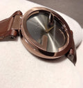  Shop Authentic Gucci Interlocking Brown Dial Brown Leather Strap Watch For Women - YA133309 - Luxxuri