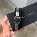  Shop Authentic Daniel Wellington Quadro Studio Black Dial Silver Mesh Strap Watch For Women - DW00100522 - Luxxuri