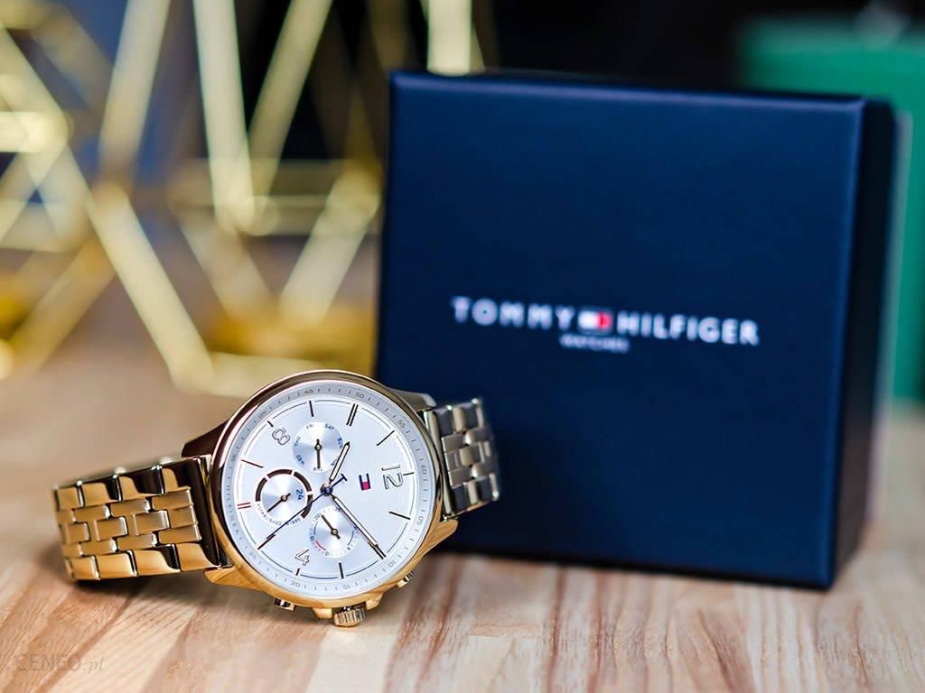  Shop Authentic Tommy Hilfiger Harper Chronograph White Dial Gold Steel Strap Watch For Women - 1782223 - Luxxuri