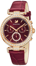  Shop Authentic Swarovski Era Journey Red Dial Red Leather Strap Watch for Women - 5416701 - Luxxuri
