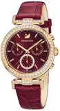  Shop Authentic Swarovski Era Journey Red Dial Red Leather Strap Watch for Women - 5416701 - Luxxuri