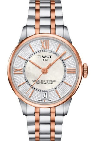  Shop Authentic Tissot Chemin Des Tourelles Powermatic 80 Lady Silver Dial Two Tone Steel Strap Watch For Women - T099.207.22.118.02 - Luxxuri