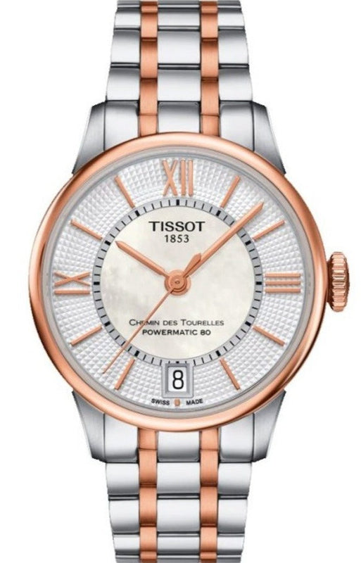 Shop Authentic Tissot Chemin Des Tourelles Powermatic 80 Lady Silver Dial Two Tone Steel Strap Watch For Women - T099.207.22.118.02 - Luxxuri