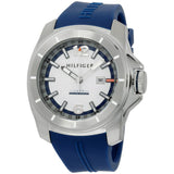  Shop Authentic Tommy Hilfiger Windsurf White Dial Blue Rubber Strap Watch for Men - 1791113 - Luxxuri