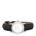  Shop Authentic Burberry The City White Dial Black Leather Strap Watch for Women - BU9206 - Luxxuri