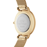  Shop Authentic Daniel Wellington Classic Petite Evergold White Dial Gold Mesh Bracelet Watch For Women - DW00100346 - Luxxuri