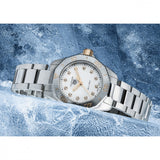  Shop Authentic Tag Heuer Aquaracer Professional 200 Quartz Diamonds White Dial Silver Steel Strap Watch for Women - WBP1450.BA0622 - Luxxuri