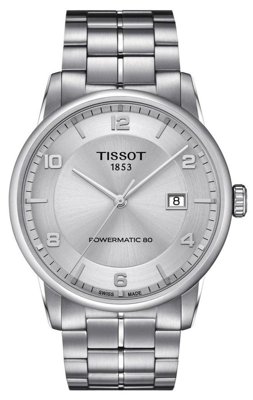  Shop Authentic Tissot Luxury Powermatic 80 Silver Dial Silver Steel Strap Watch For Men - T086.407.11.031.00 - Luxxuri