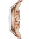  Shop Authentic Michael Kors Bradshaw Chronograph Pink Dial Two Tone Steel Strap Watch For Women - MK6830 - Luxxuri