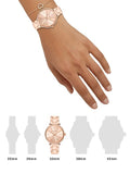  Shop Authentic Michael Kors Pyper Quartz Rose Gold Dial Rose Gold Steel Strap Watch For Women - MK1040 - Luxxuri