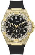  Shop Authentic Guess Zeus Chronograph Diamonds Black Dial Black Silicone Strap Watch For Men - GW0208G2 - Luxxuri
