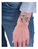  Shop Authentic Guess Iconic Diamonds Rose Gold Dial Rose Gold Mesh Bracelet Watch For Women - GW0477L3 - Luxxuri