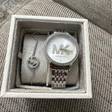  Shop Authentic Michael Kors Melissa Quartz Silver Dial Silver Steel Strap Watch for Women - MK4370 - Luxxuri