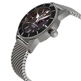  Shop Authentic Breitling Superocean Heritage B20 Automatic 42 Black Dial Silver Mesh Bracelet Watch for Men - AB2010121B1A1 - Luxxuri