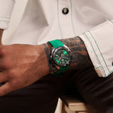 Shop Authentic Tag Heuer Formula 1 Chronograph Green Dial Green Rubber Strap Watch for Men - CAZ101AP.FT8056 - Luxxuri