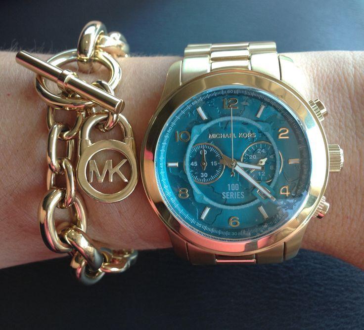  Shop Authentic Michael Kors Runway Stop Hunger Blue Dial Gold Steel Strap Watch for Men - MK8315 - Luxxuri