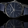  Shop Authentic Calvin Klein Even Blue Dial Blue Leather Strap Watch for Men - K7B214VN - Luxxuri